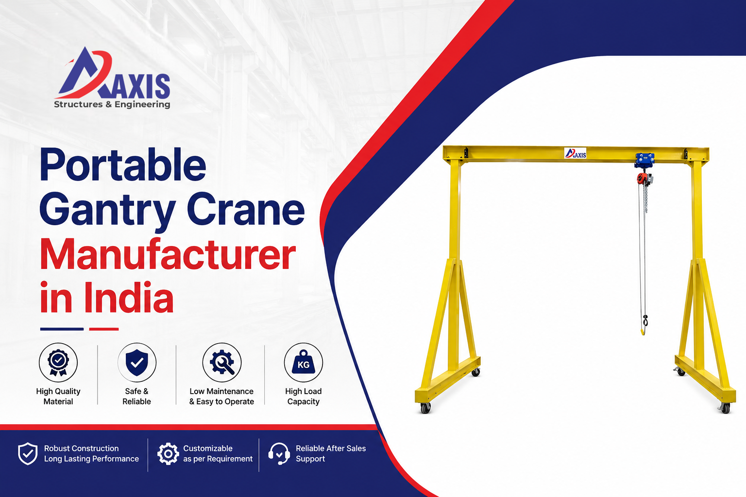 Portable Gantry Crane Manufacturer in India