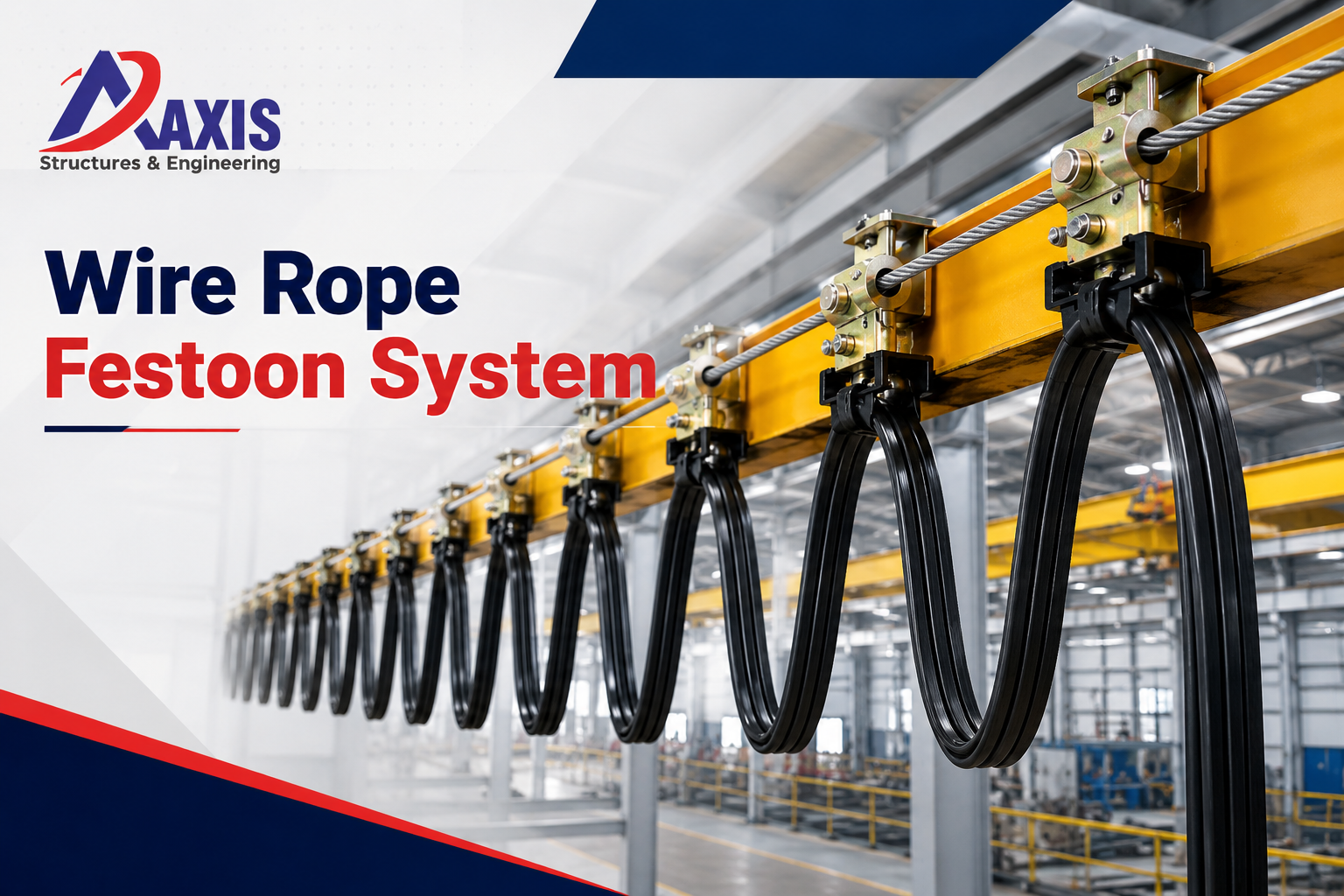 Wire Rope Festoon System Manufacturer in India providing reliable cable management solutions