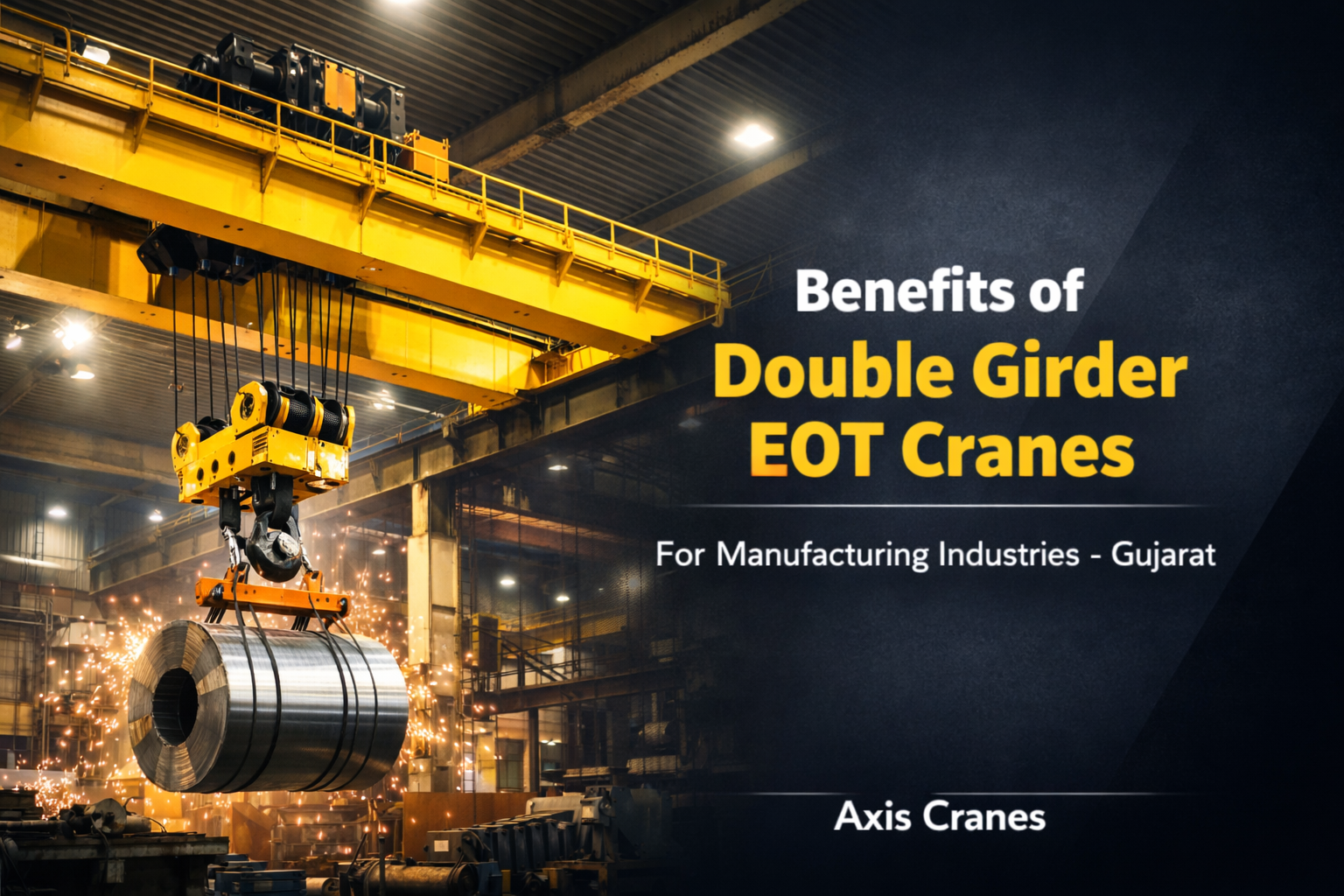 Benefits of Double Girder EOT Cranes in Manufacturing