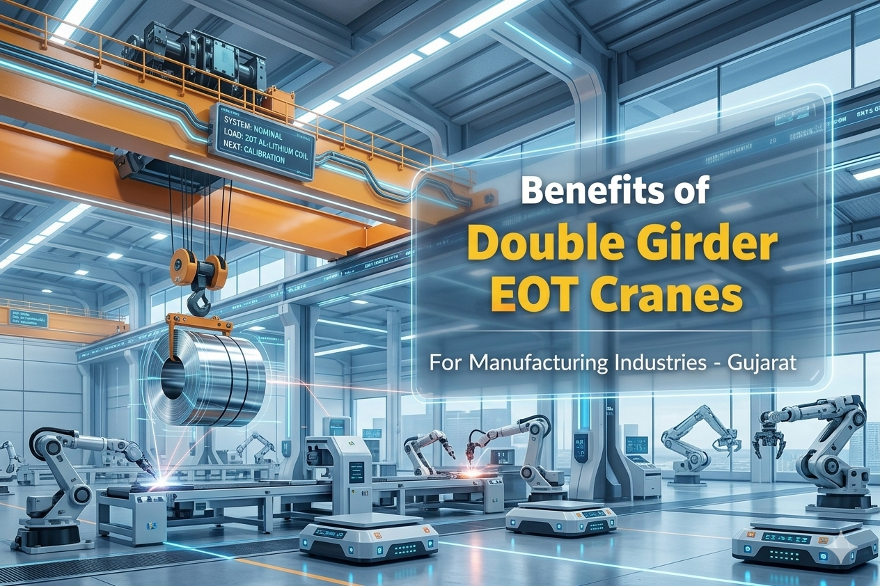 Benefits of Double Girder EOT Cranes in Manufacturing