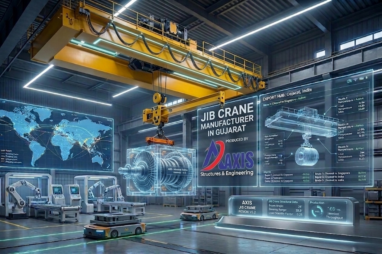 JIB Crane manufacturer in Gujarat providing efficient material handling solutions
