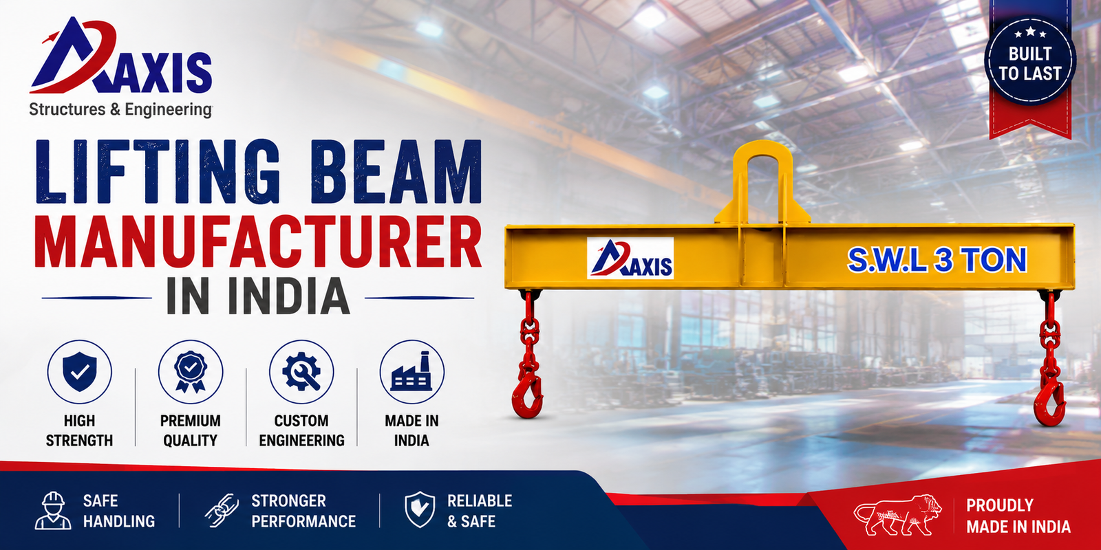 Lifting Beam Manufacturer in India providing high-quality lifting beams for safe and efficient material handling